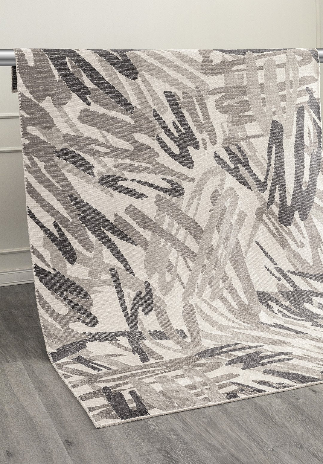 Carnival Charcoal - Ecru Rug