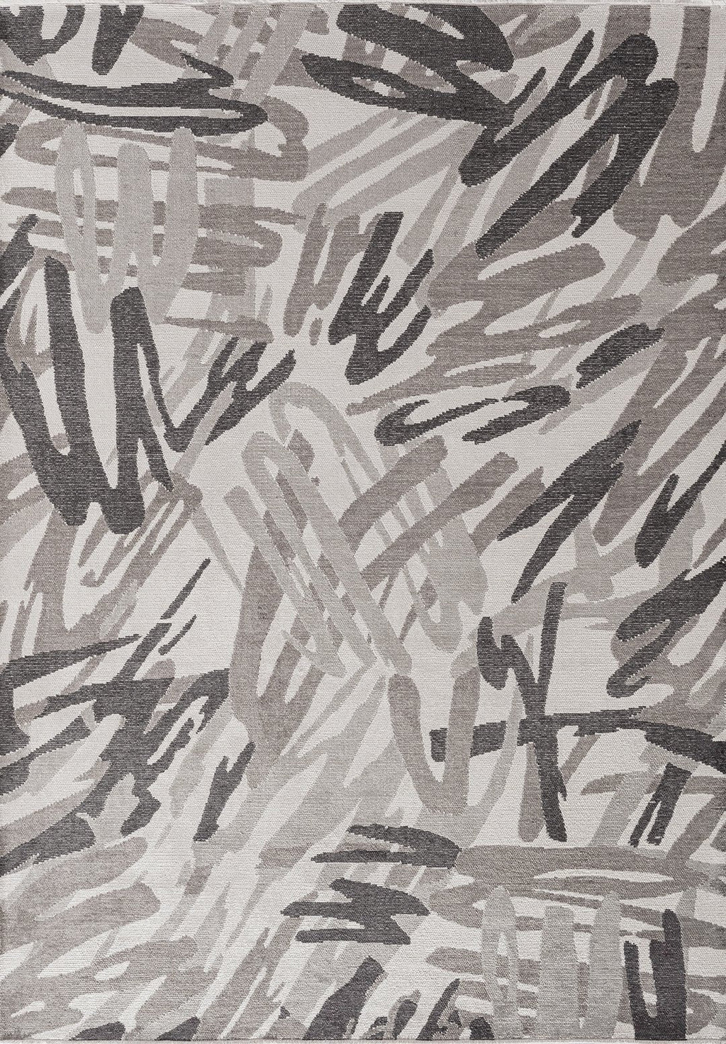 Carnival Charcoal - Ecru Rug