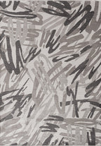 Carnival Charcoal - Ecru Rug