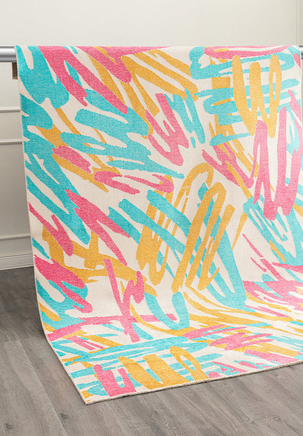 Carnival Pink - Ecru Rug