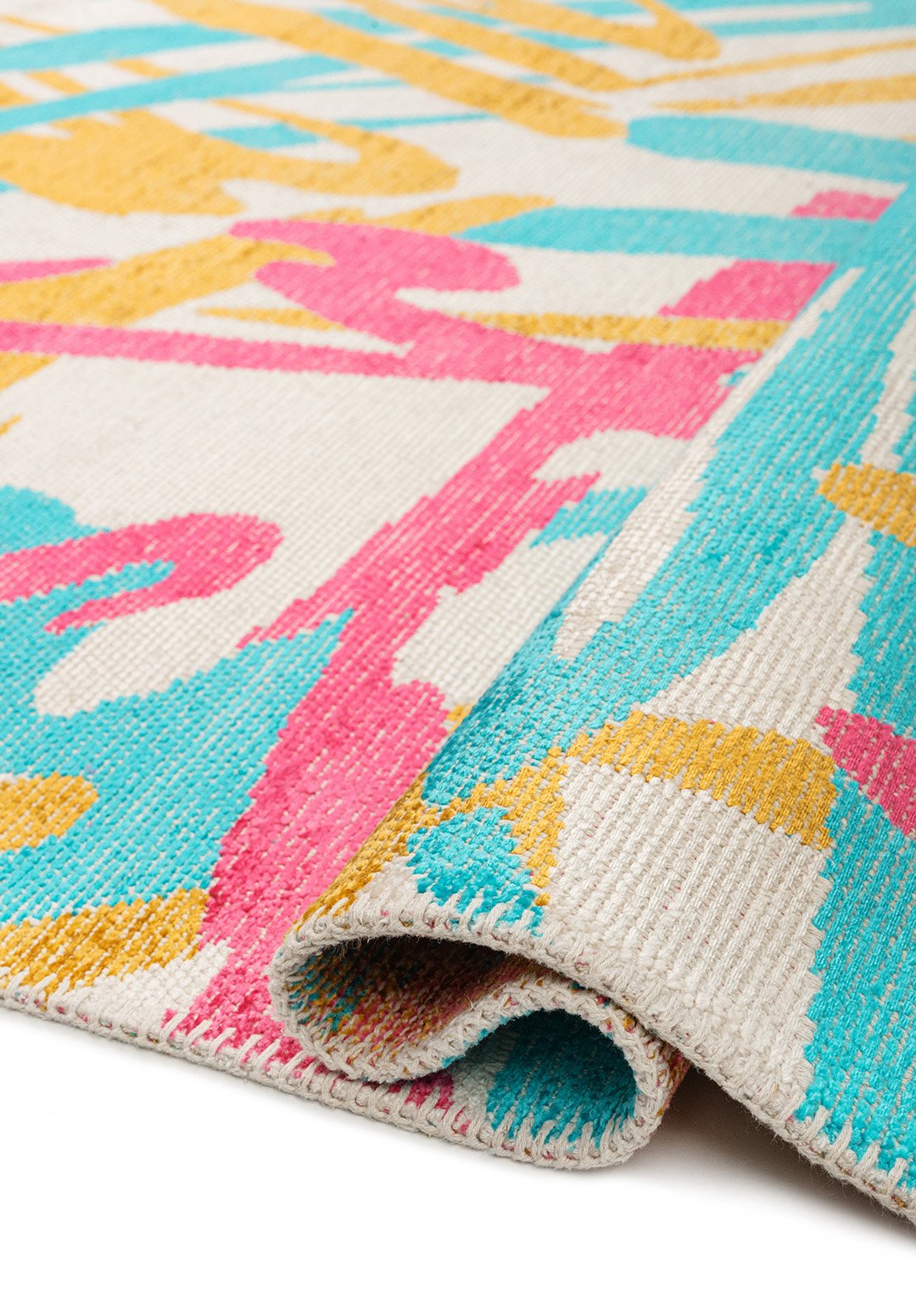 Carnival Pink - Ecru Rug