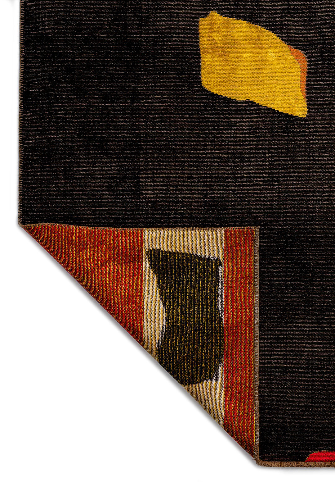 Euphoria Yellow - Black Rug