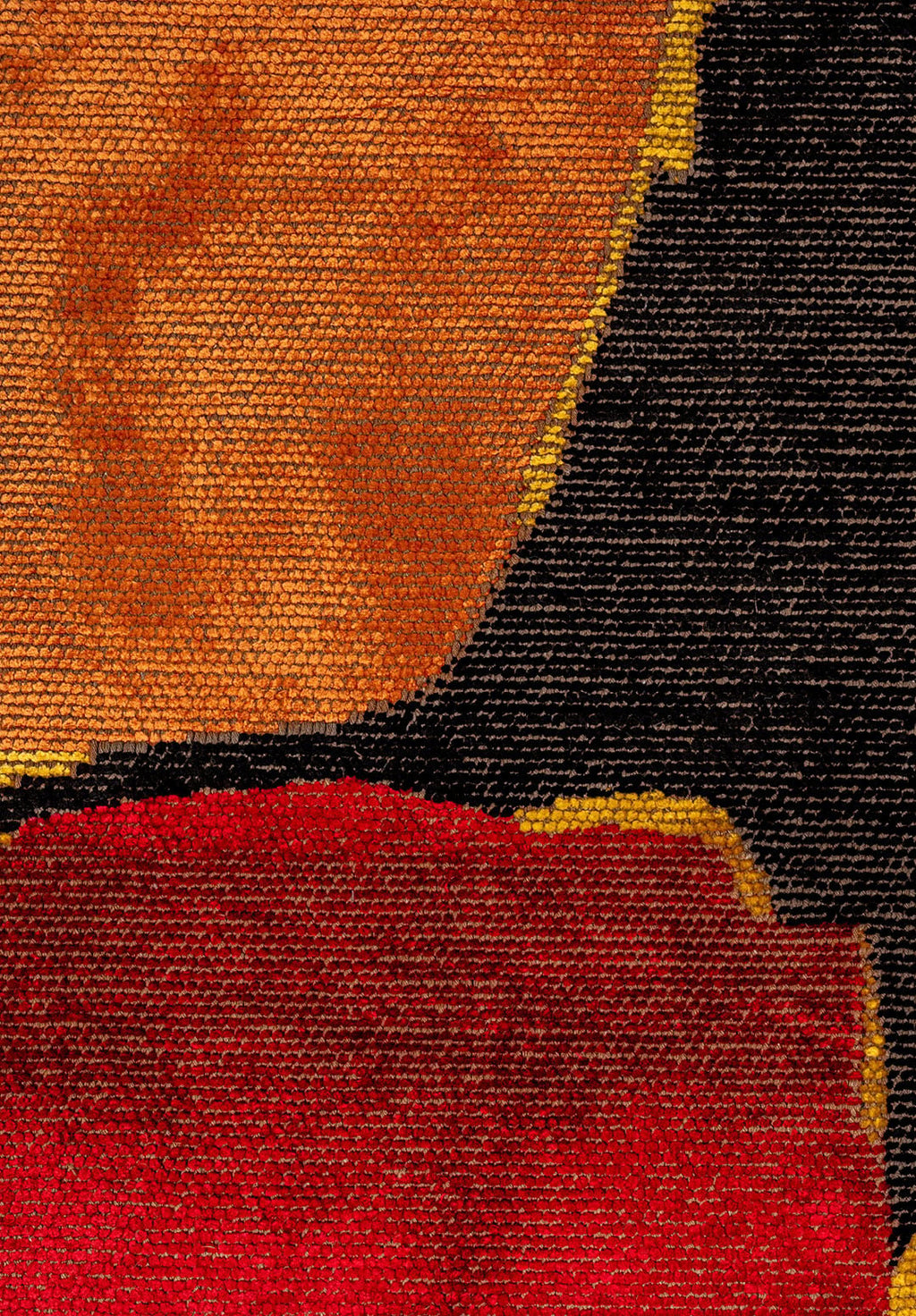 Euphoria Yellow - Black Rug