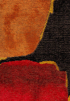 Euphoria Yellow - Black Rug