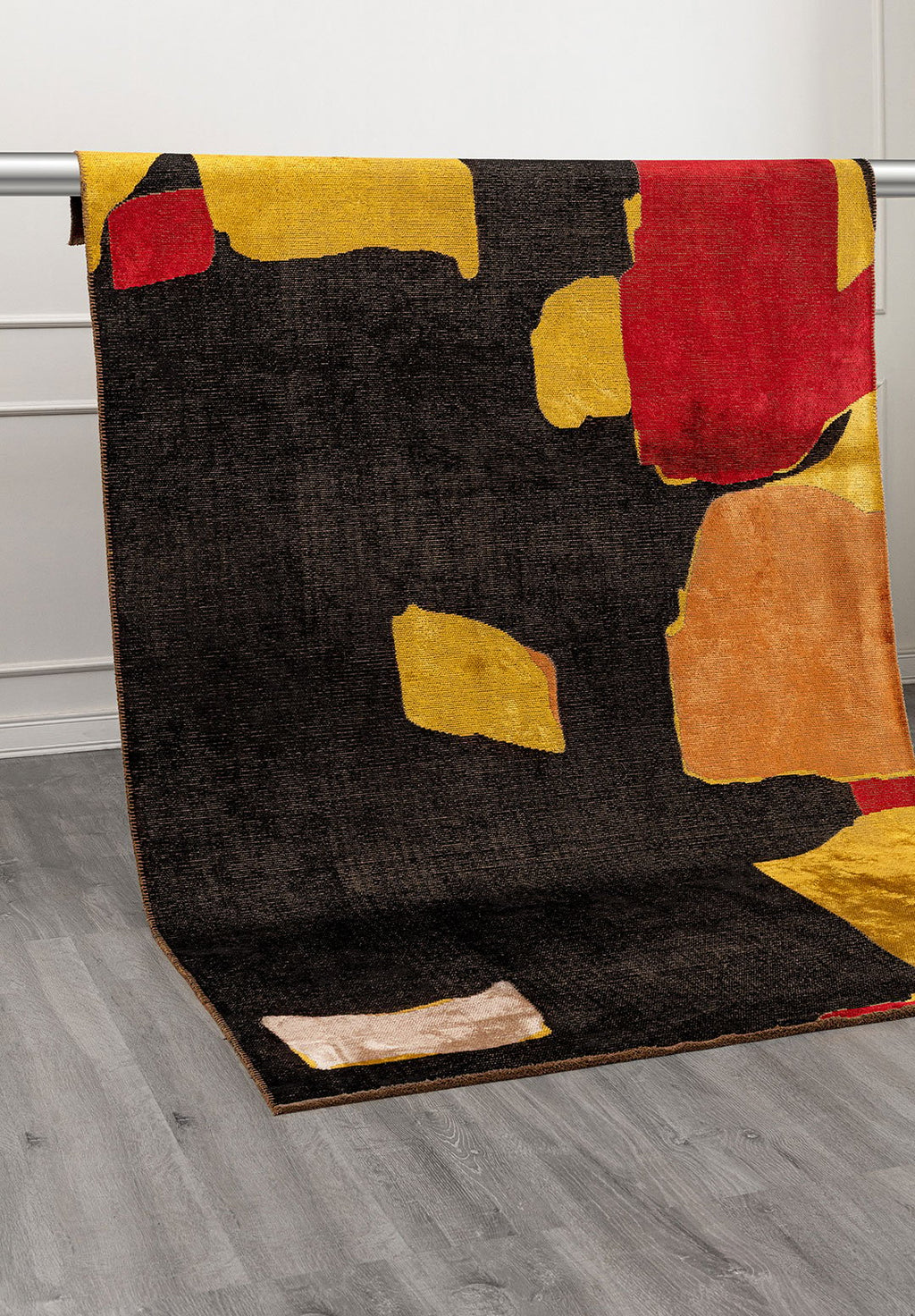 Euphoria Yellow - Black Rug