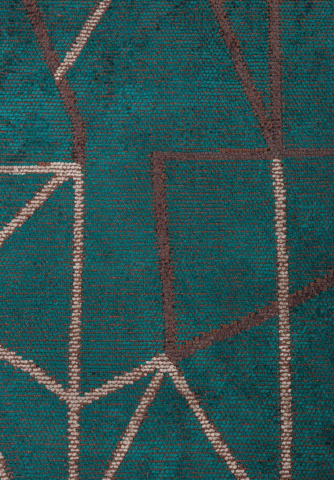 Delta Grey - Dark Turquoise Rug