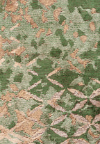 Bloom Forest Green - Dark Beige Rug