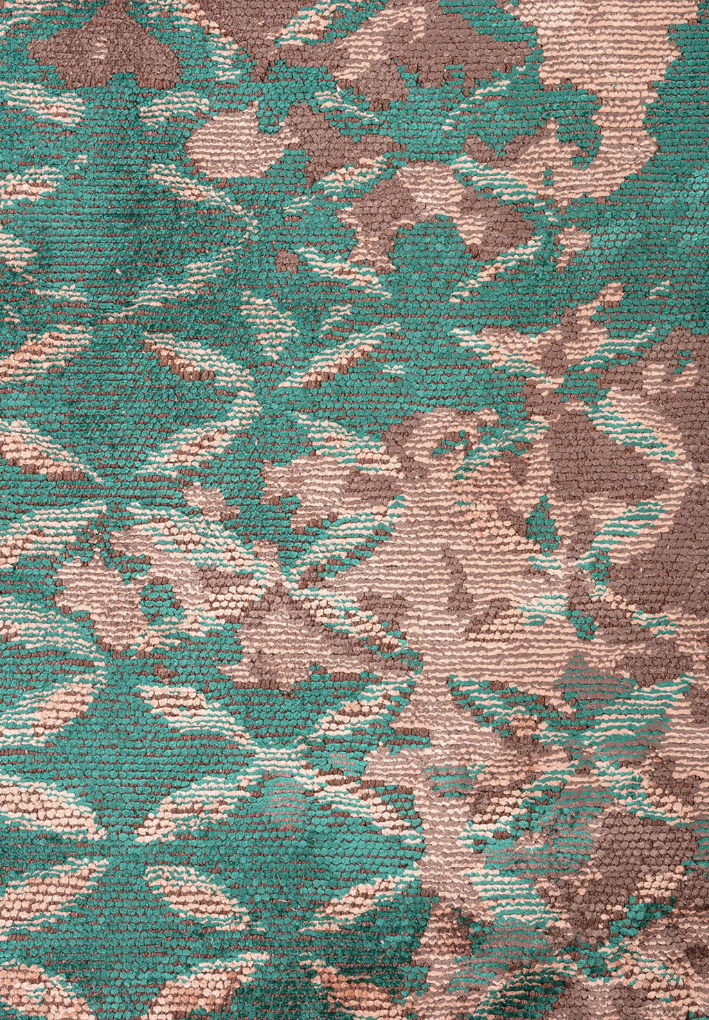 Bloom Dark Mink - Dark Green Rug