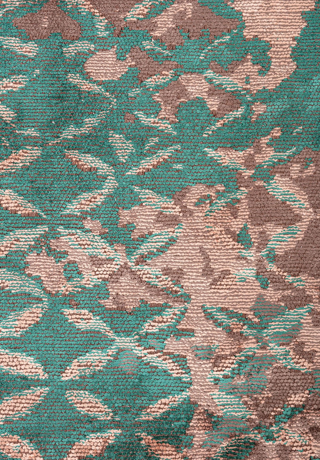 Bloom Dark Mink - Dark Green Rug