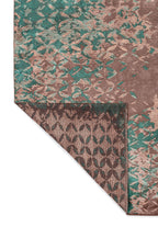 Bloom Dark Mink - Dark Green Rug