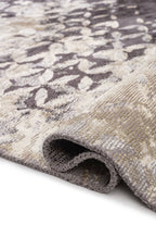 Bloom Charcoal - Cream Rug