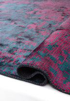 Horizon Dark Turquoise - Magenta Rug