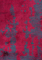 Horizon Magenta - Dark Turquoise Rug