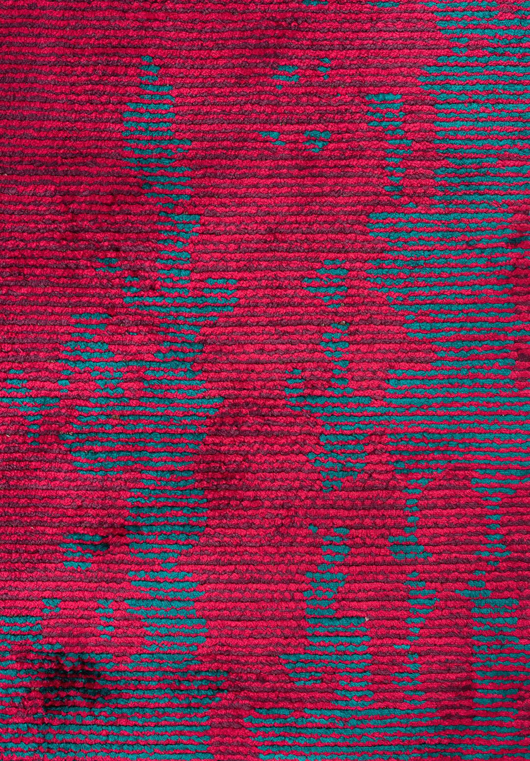 Horizon Magenta - Dark Turquoise Rug