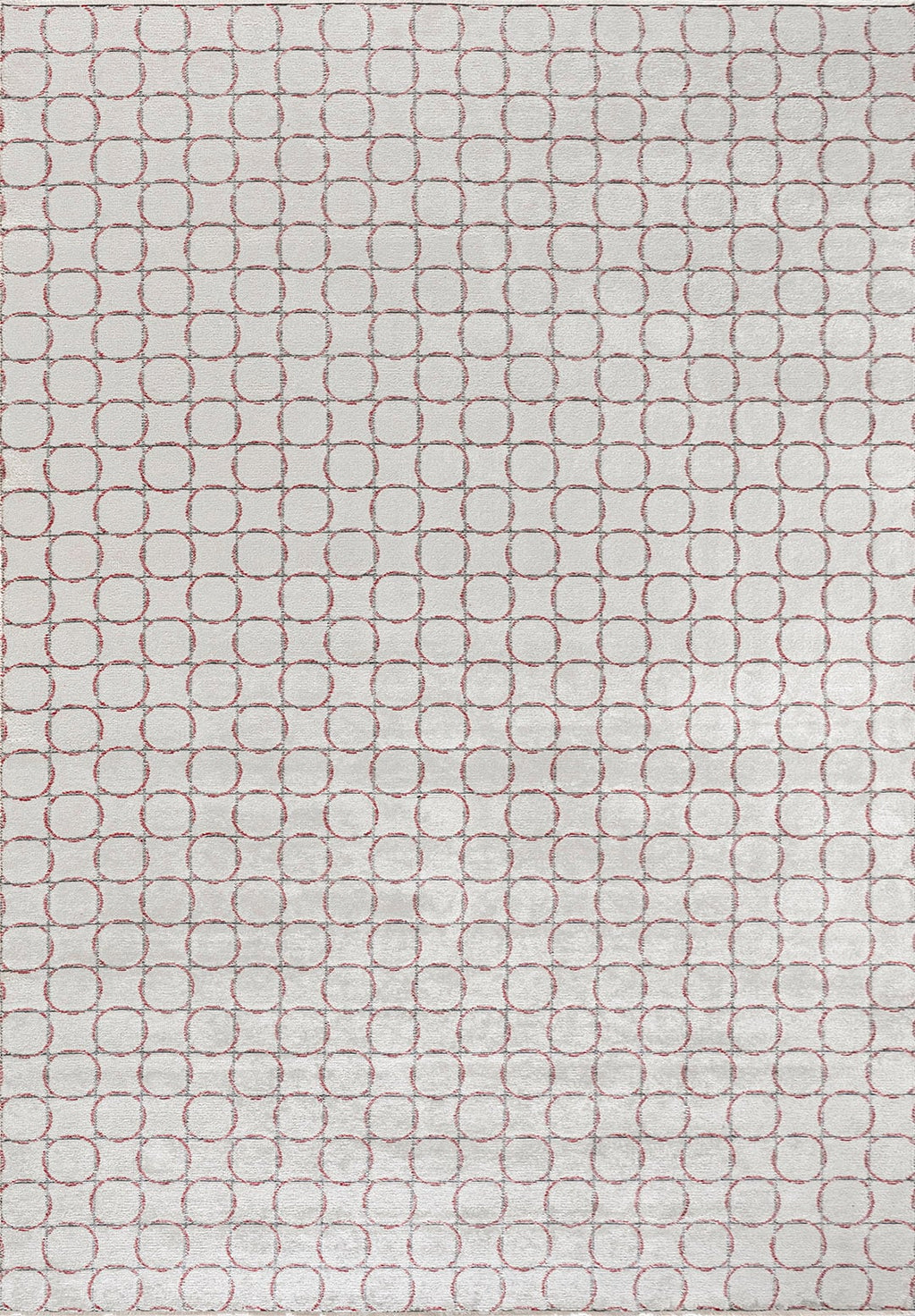 Equinox Charcoal - Red Rug