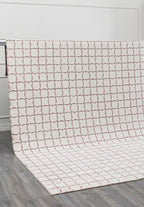 Equinox Charcoal - Red Rug