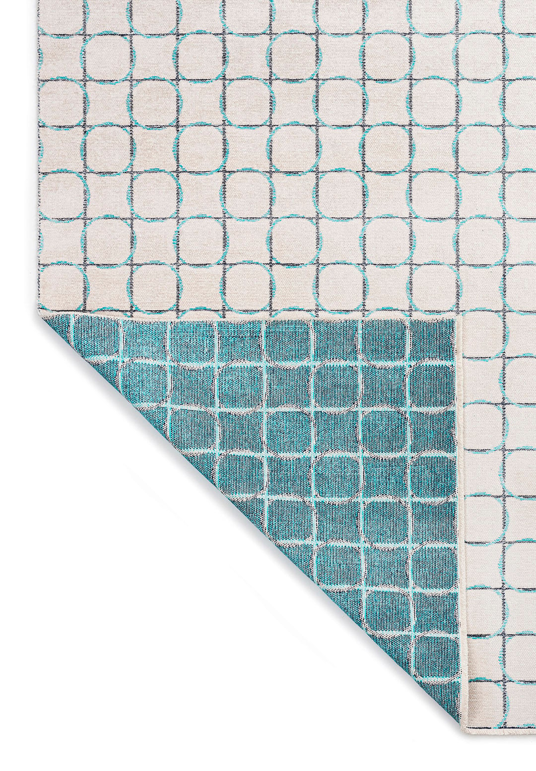 Equinox Cacao - Petrol Rug