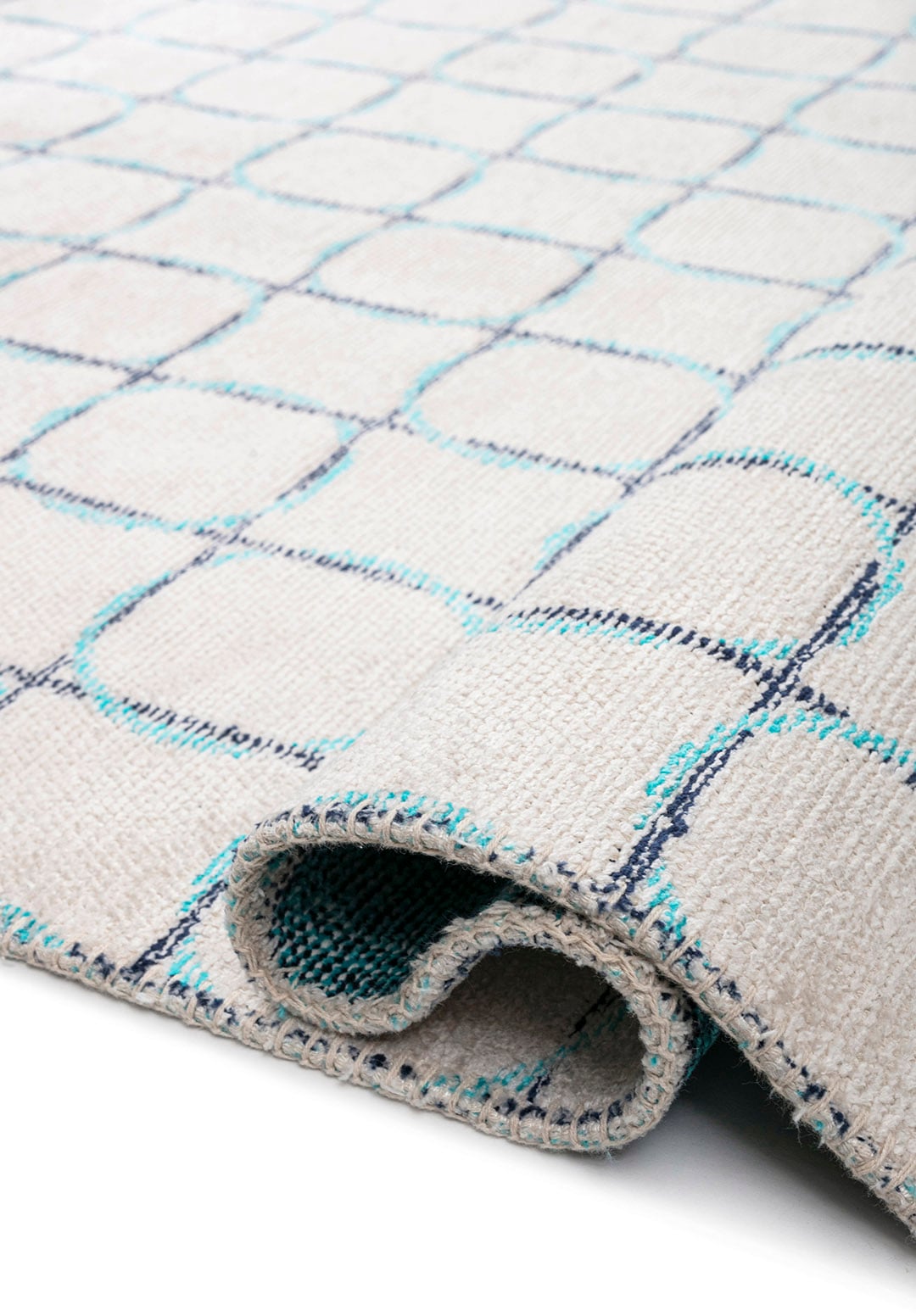 Equinox Cacao - Petrol Rug