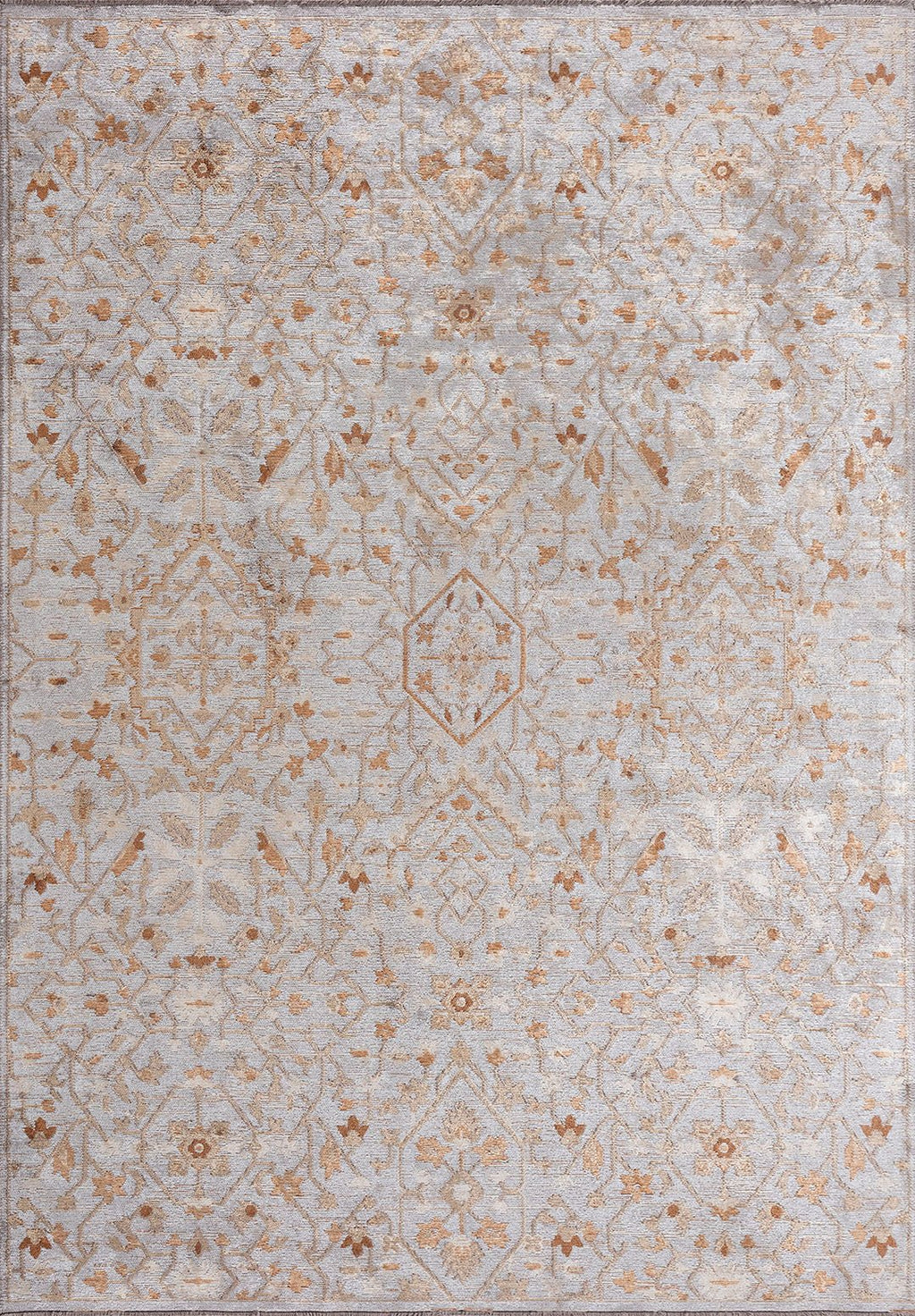 Fleur Dark Beige - Light Grey Rug