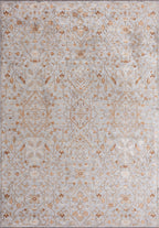 Fleur Dark Beige - Light Grey Rug