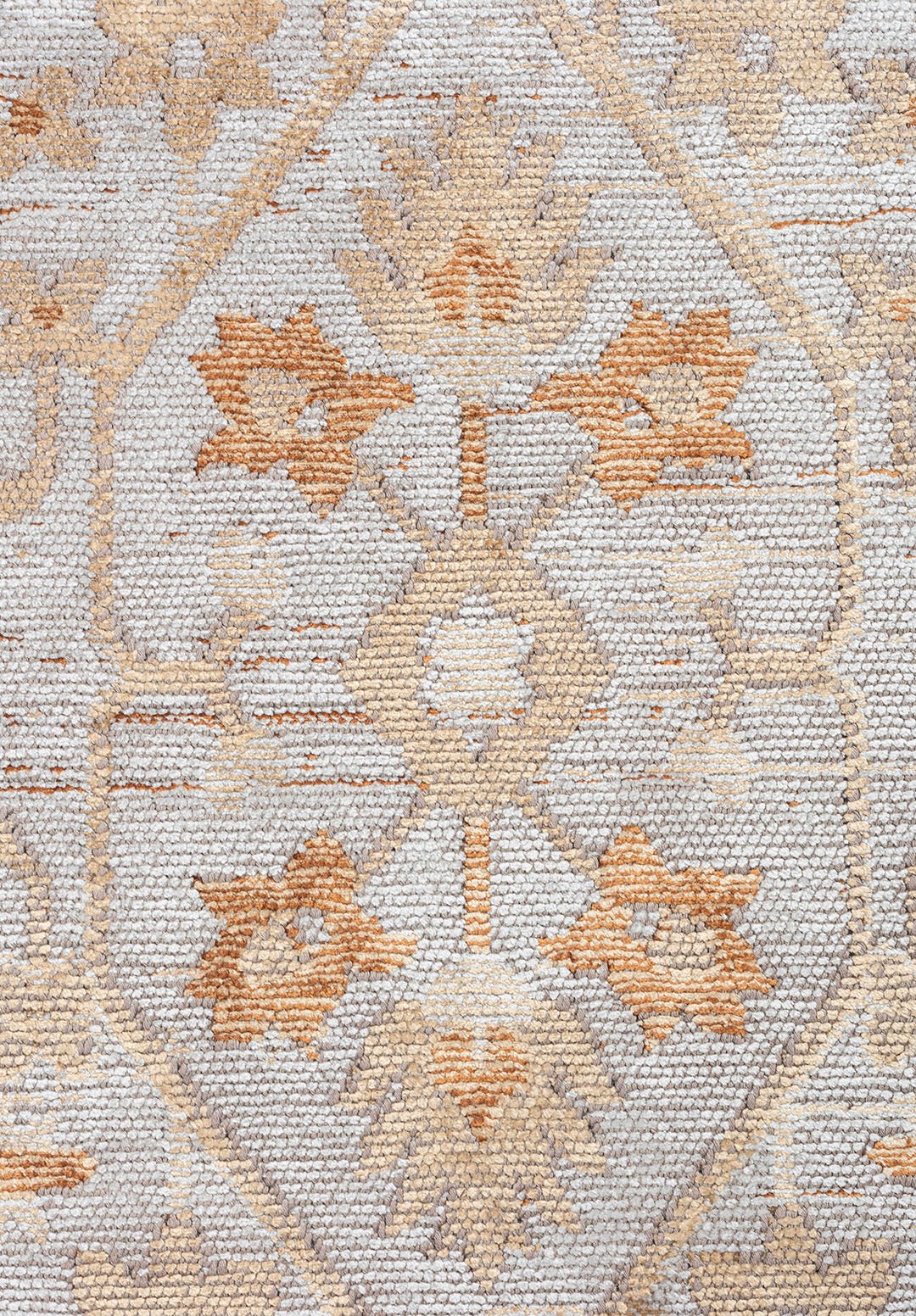 Fleur Dark Beige - Light Grey Rug