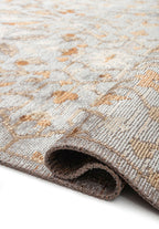 Fleur Dark Beige - Light Grey Rug