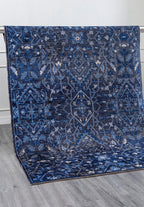 Fleur Stone - Navy Blue Rug