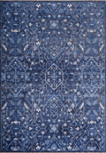 Fleur Stone - Navy Blue Rug