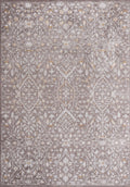 Fleur Bone - Dark Grey Rug
