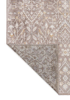 Fleur Bone - Dark Grey Rug