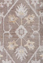 Fleur Bone - Dark Grey Rug