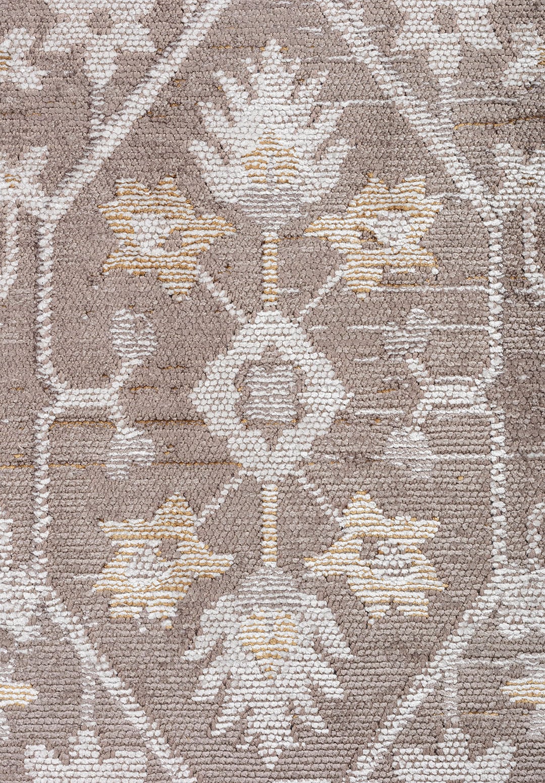 Fleur Bone - Dark Grey Rug