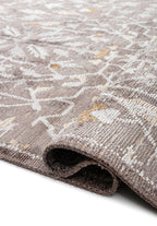 Fleur Bone - Dark Grey Rug