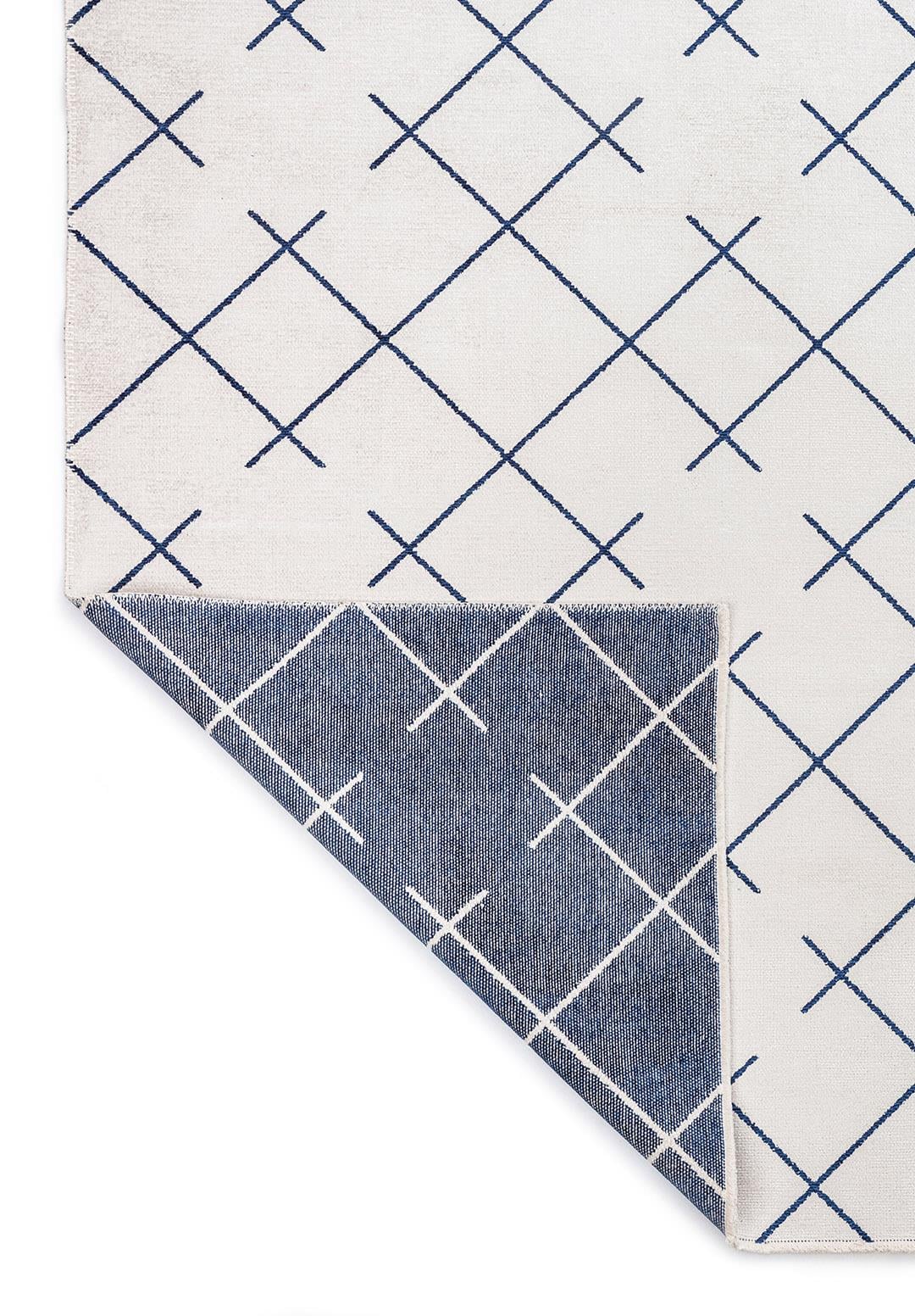 Fuse Dark Navy - Ecru Rug