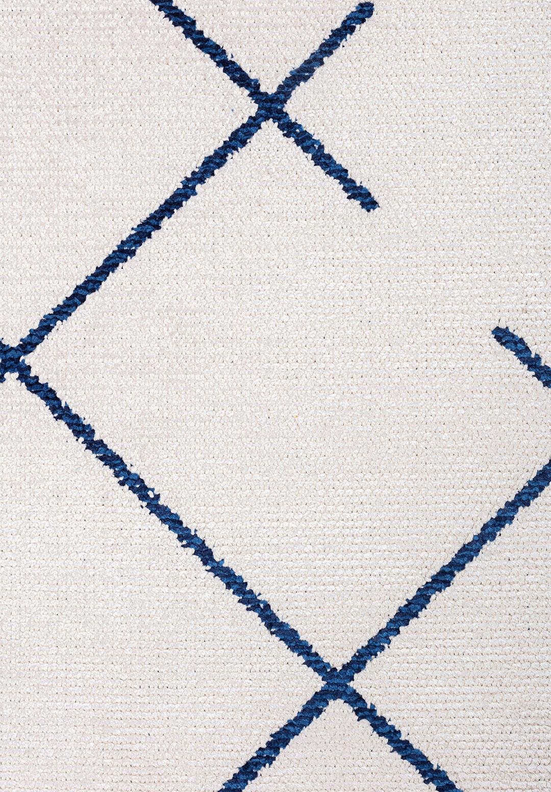 Fuse Dark Navy - Ecru Rug