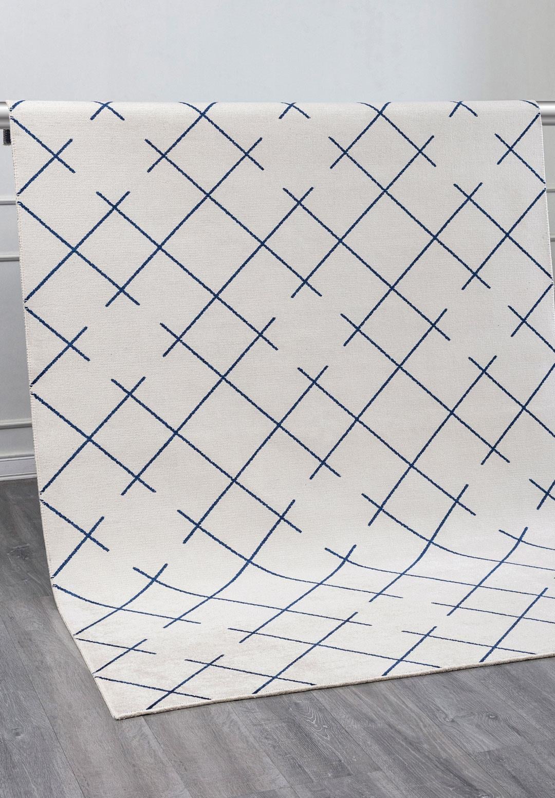 Fuse Dark Navy - Ecru Rug