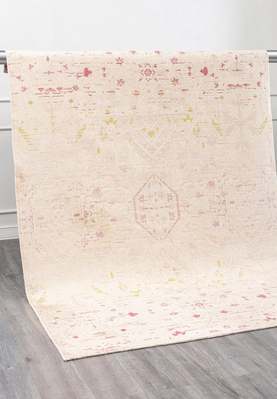 Fleur Cream - Damson Rug