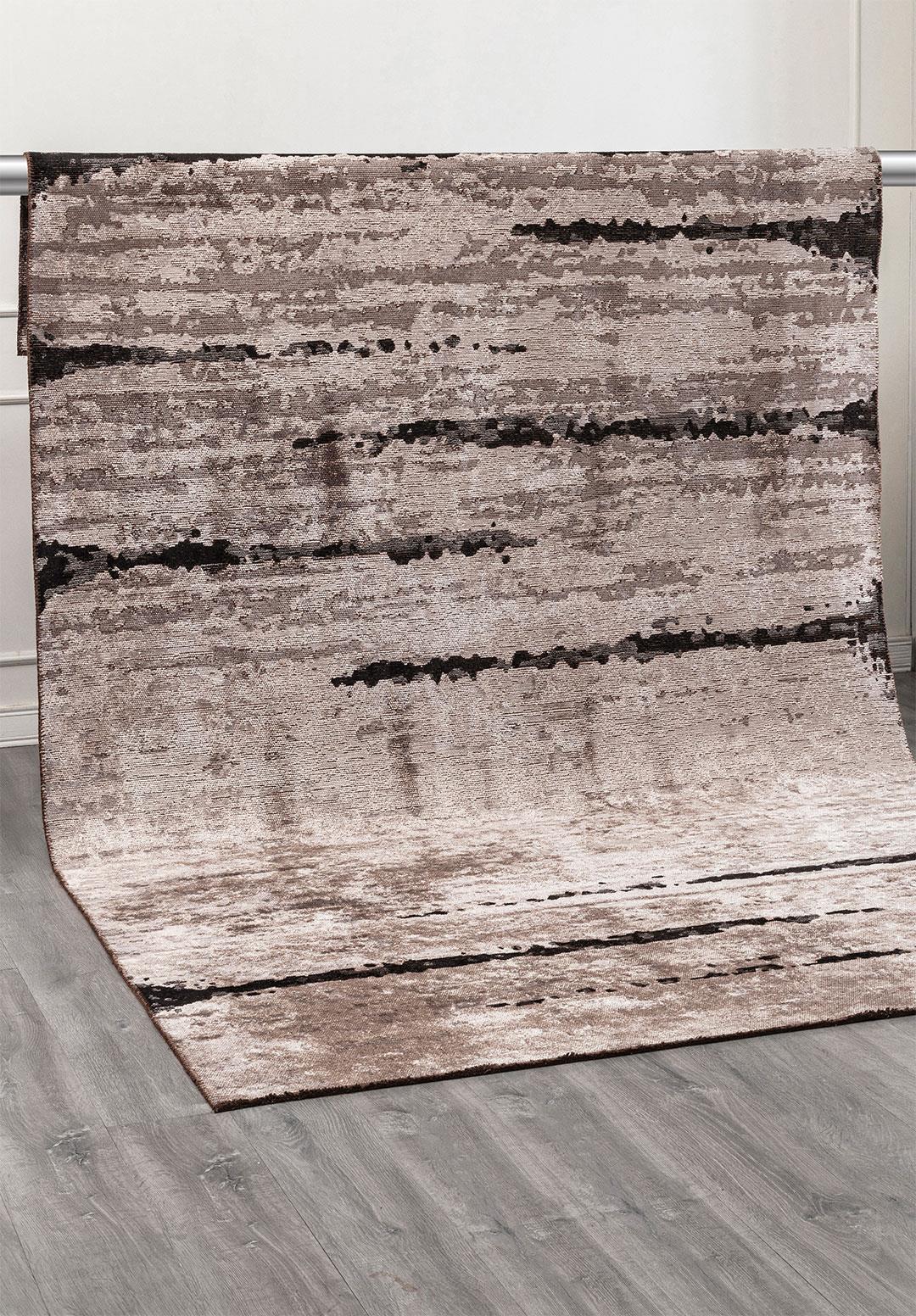 Dusk Dark Grey - Bone Rug