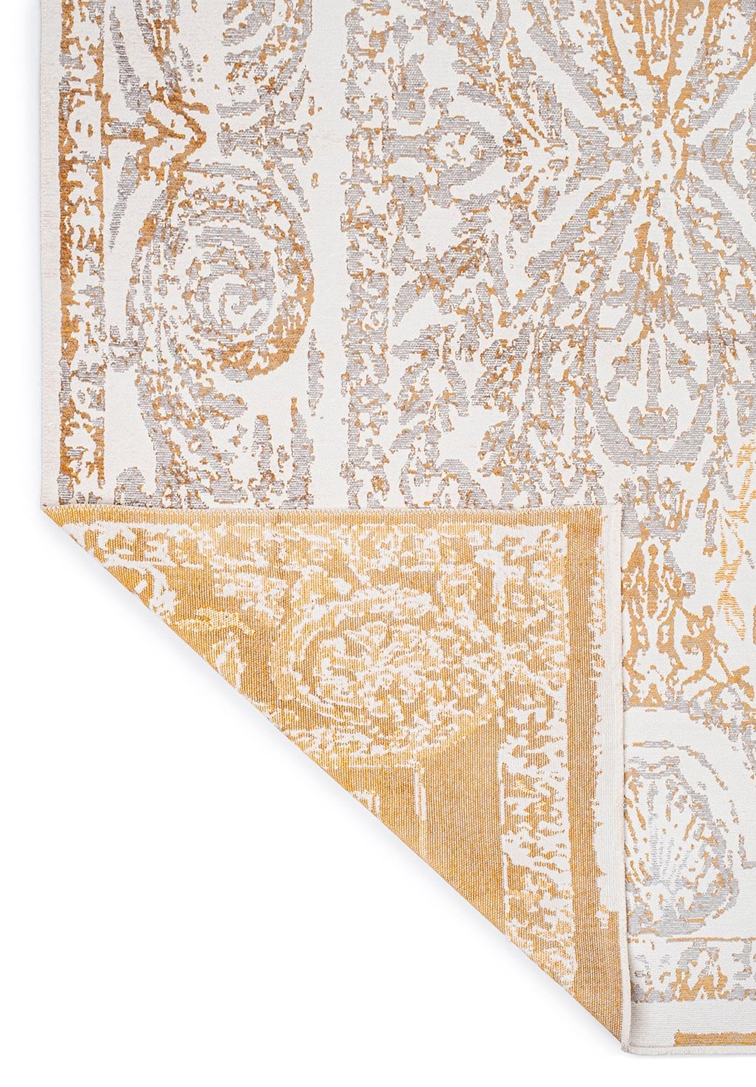 Lucentia Grey - Mustard Rug