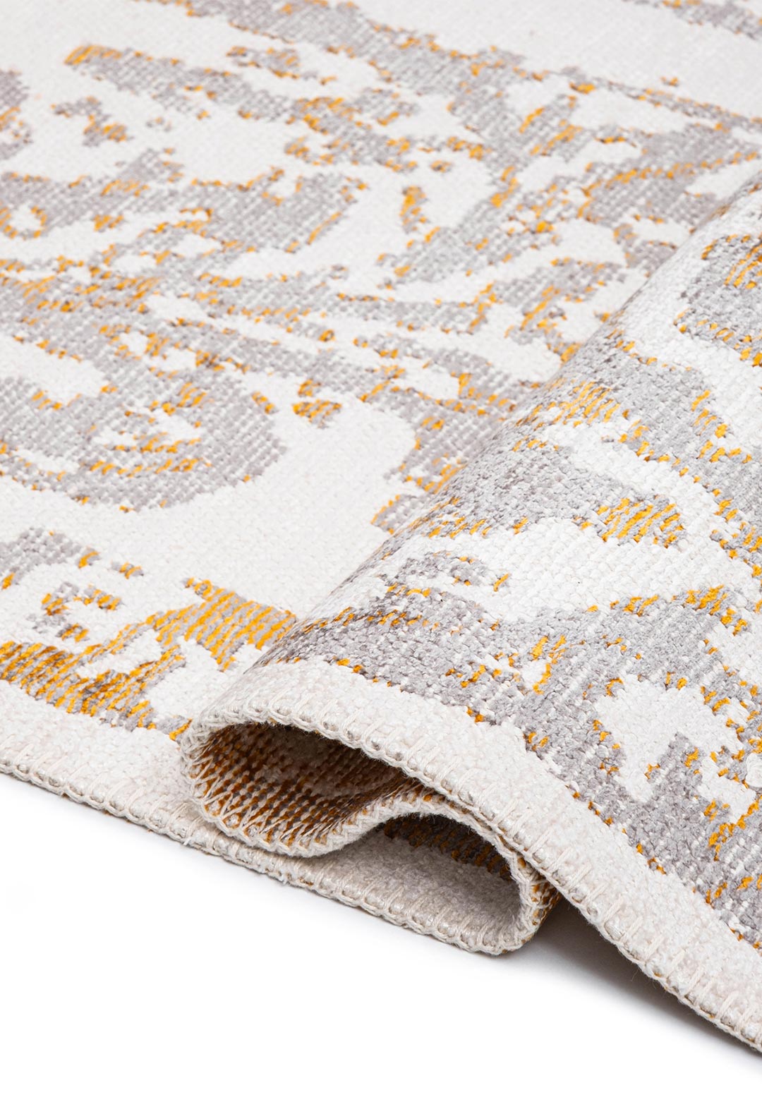 Lucentia Grey - Mustard Rug