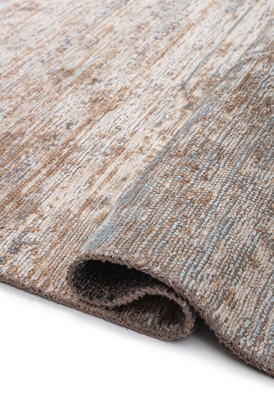Drift Dark Beige - Blue Rug