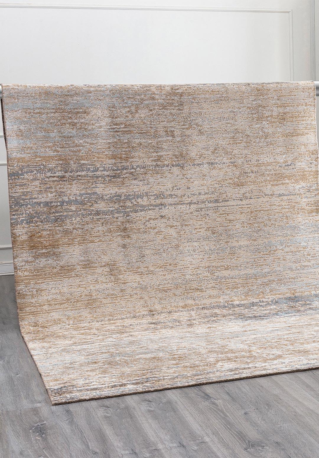 Drift Dark Beige - Blue Rug