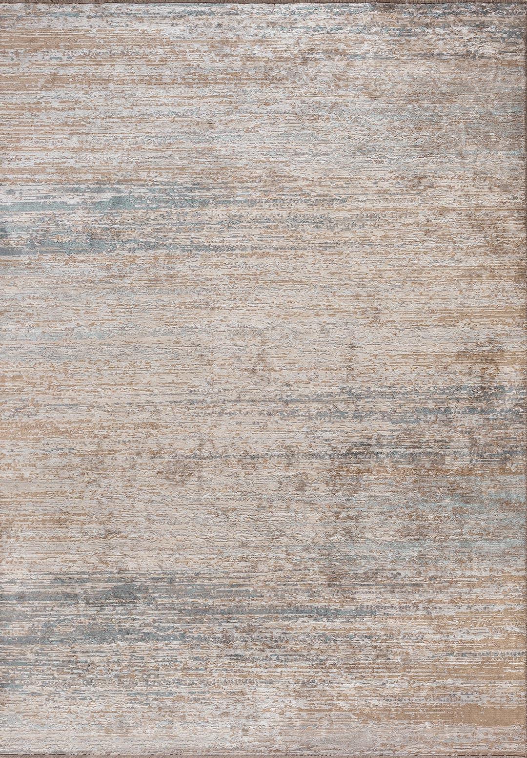 Drift Dark Beige - Blue Rug