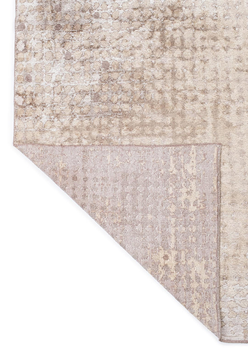 Dots White - Beige Rug