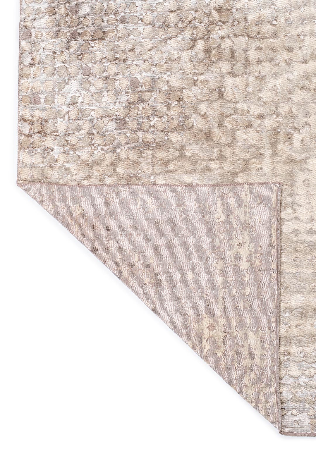 Dots White - Beige Rug