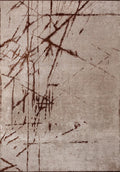Crack Dark Brown - Cream Rug