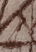 Crack Dark Brown - Cream Rug
