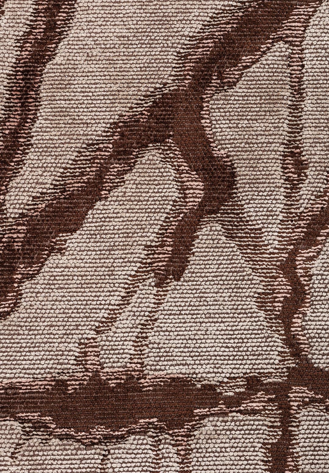 Crack Dark Brown - Cream Rug