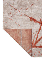 Crack Rust - Bone Rug