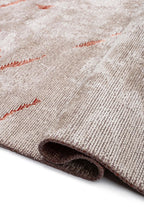 Crack Rust - Bone Rug